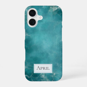 Teal Ocean iPhone 16 Case