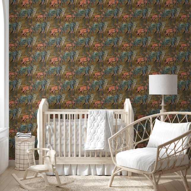Teal Orange Knight Hunting  Wallpaper (Kids)