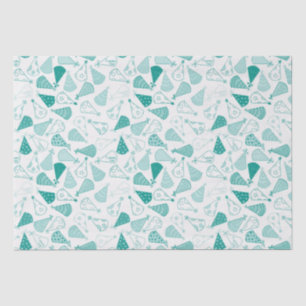 Teal Party Hats Tissue Paper