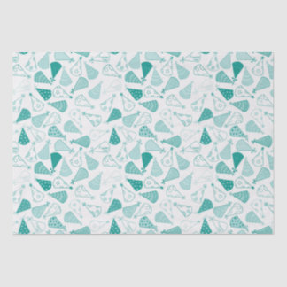Teal Party Hats Tissue Paper