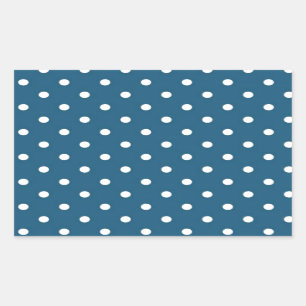 Teal Polka Dots Sticker