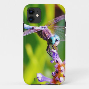 Teal & purple Dragonfly iPhone 11 Case
