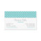 Teal Quatrefoil Pattern