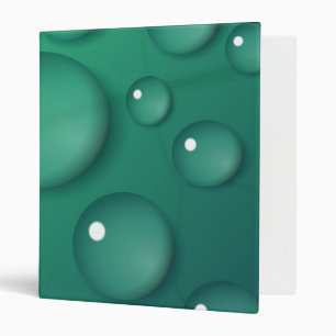 Teal Raindrop Texture Binder