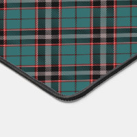 Teal Red Plaid Bold Pattern Vintage Tartan Gaming