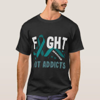 Teal Ribbon Addiction Recovery Awareness