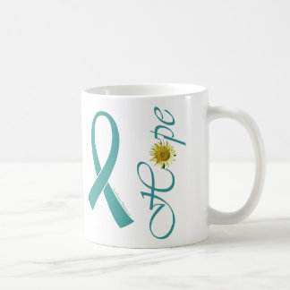 Teal Ribbon Hope Mug