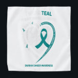 Teal Ribbon Ovarian Cancer Awareness Gifts Grandda Bandana<br><div class="desc">Teal Ribbon Ovarian Cancer Awareness Gifts Grandda</div>
