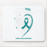 Teal Ribbon Ovarian Cancer Awareness Gifts Grandda Mouse Pad<br><div class="desc">Teal Ribbon Ovarian Cancer Awareness Gifts Grandda</div>