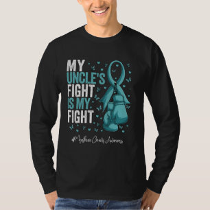 Teal Ribbon Uncle Myasthenia Gravis Awareness T-Shirt