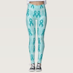 Teal Ribbons...TN Leggings