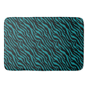 Teal Safari Bath Mat