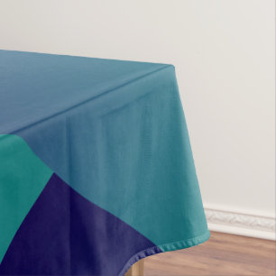 Teal sea and sapphire sky tablecloth