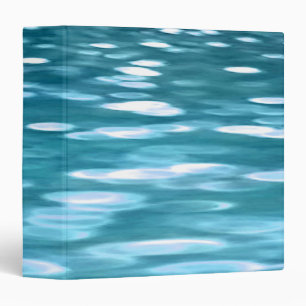 Teal shimmer binder