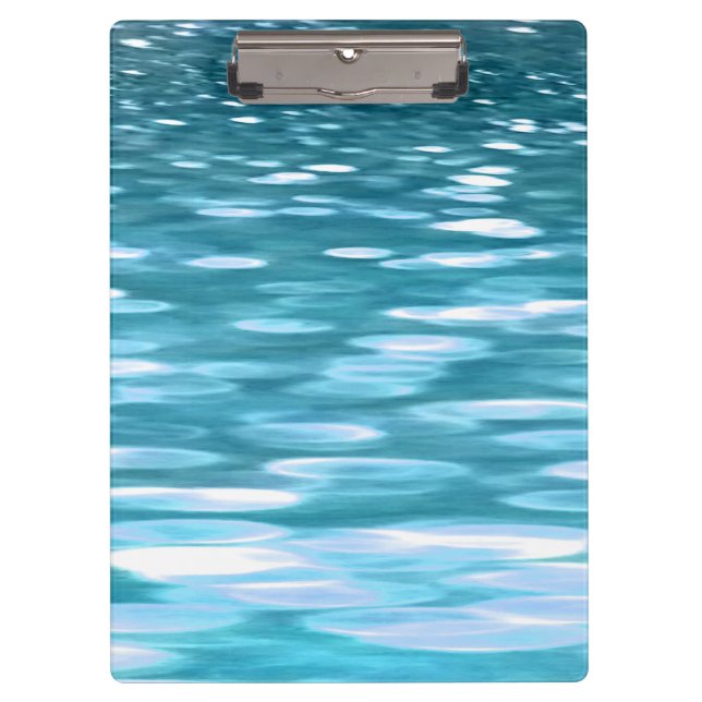 Teal shimmer clipboard (Front)