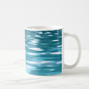 Teal shimmer coffee mug