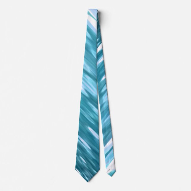 Teal shimmer tie (Front)