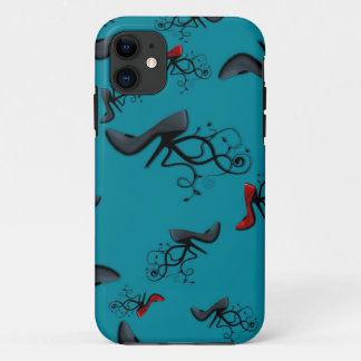 Teal Shoes iPhone 11 Case