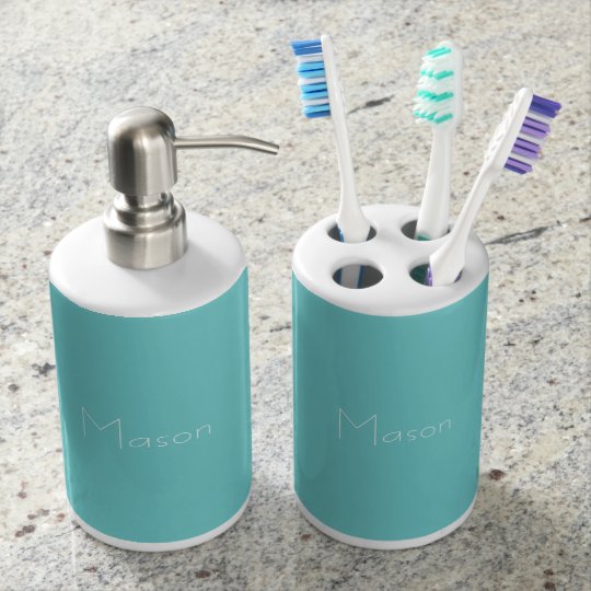 Teal Sky Personalized Set