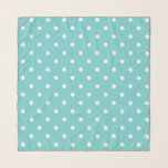 Teal Sky Polka Dots Scarf<br><div class="desc">This gorgeous shade of blue could be found in a sky on any given day, as the sky changes hues frequently. In any case we couldn’t resist giving it a fun name like teal sky. We of course, made a matching polka dot pattern to give you the option between solid...</div>