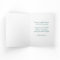 Teal Snow Neighbour Merry Christmas Card
