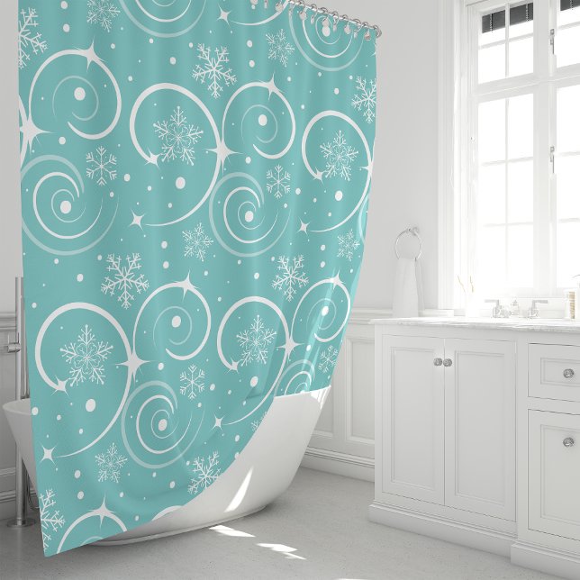 Teal Snowflake Winter (Creator Uploaded)