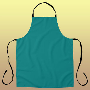 Teal Solid Colour   Classic   Elegant Apron