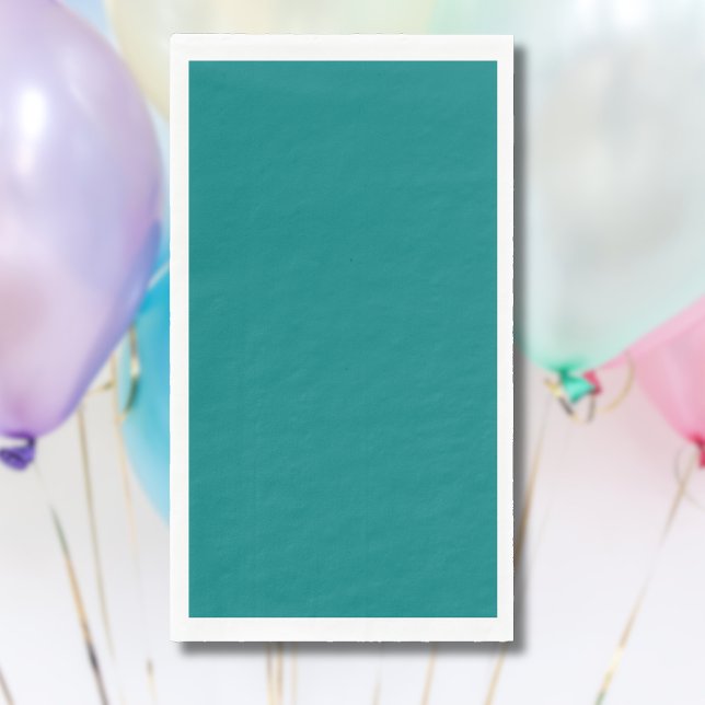 Teal Solid Colour | Classic | Elegant Napkin (Creator Uploaded)