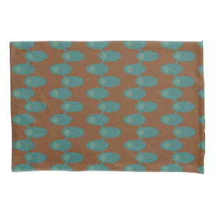 Teal Spaceships Pillowcase