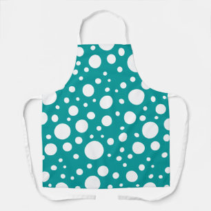 Teal Spots Apron