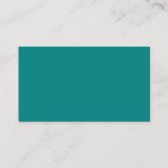 Teal Standard Business Card (Front)