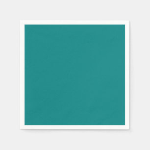 Teal Standard Cocktail Paper Napkin