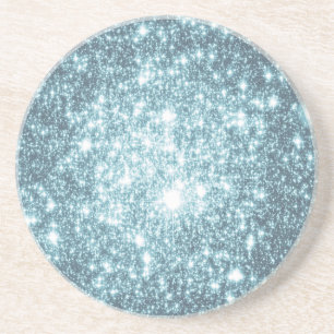 Teal Stars Coaster