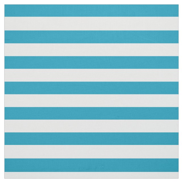 Teal Striped Fabric (Swatch)