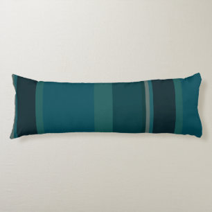 Teal Stripes Body Pillow