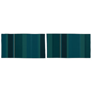 Teal Stripes Pillowcase