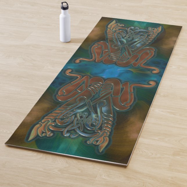 Teal Terror Yoga Mat (In Situ)