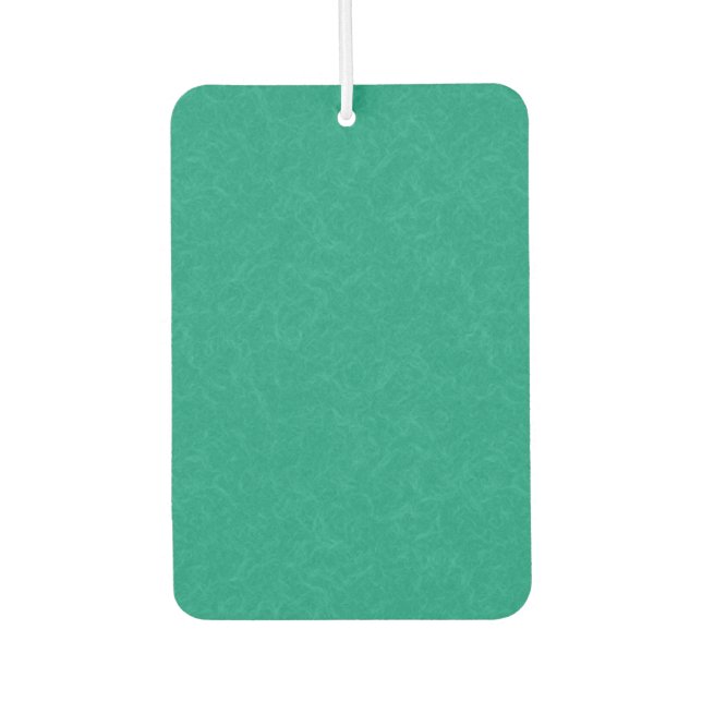 Teal textured surface with subtle swirling pattern air freshener (Front)