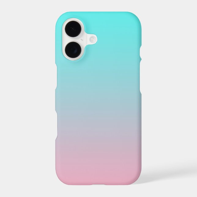 Teal to Pink Simple Gradient Blended Background (Back)