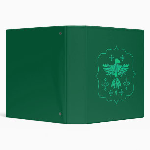 Teal tribal Eagle Binder