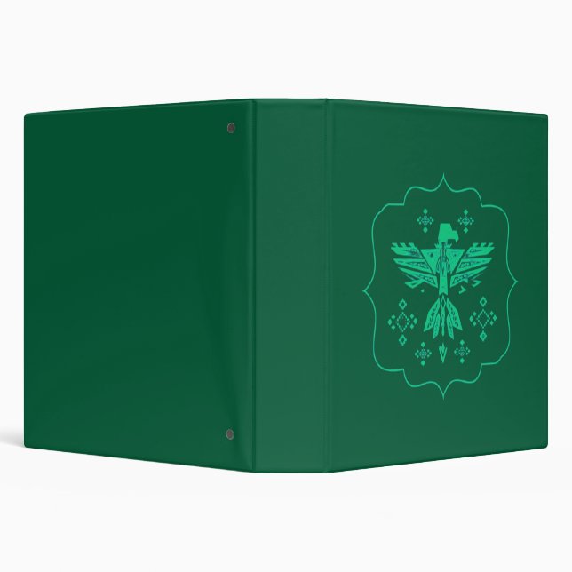 Teal tribal Eagle  Binder (Background)