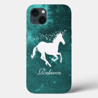 Teal Unicorn Personalized