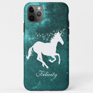 Teal Unicorn Personalized Case-Mate iPhone Case