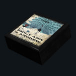 Teal Vintage Luv Bird Purple Cherry Blossom Branch Gift Box<br><div class="desc">Wedding Black Lacquer Keepsake Custom Designer Personalized Jewellery Box or Memory Box Elegant Unique Wedding Anniversary  Christmas Gifts or Valentines Day Gifts</div>