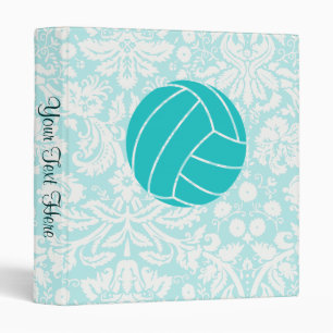 Teal Volleyball Binder