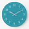 Teal Wall Clock
