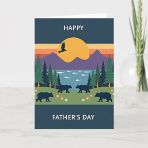 Teal Water Fathers Day Card