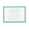 Teal White Fiver 5 Dollar Birthday Party