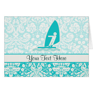 Teal Windsurfing