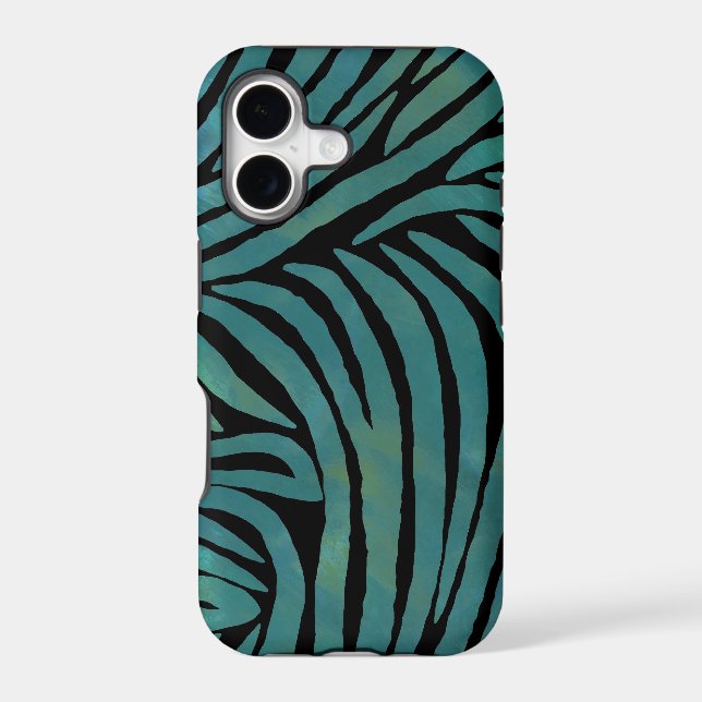Teal Zebra Print (Back)